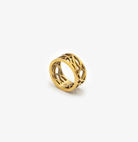 Bague « Celtic » plaquée or 18 carats CHOGAN
