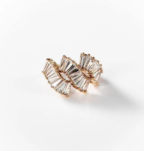 Bague éventail de lumière plaquée or 24 carats CHOGAN - Image 2