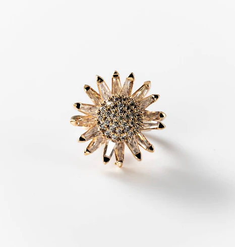 Bague M'ama, Non m'ama plaquée or 24 carats CHOGAN - Image 2