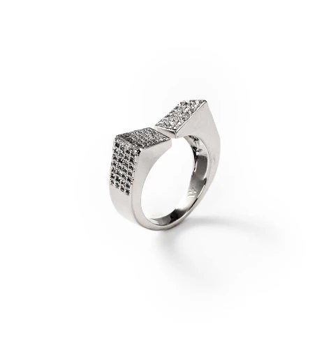 Bague man style plaquée or 24 carats CHOGAN - Image 2