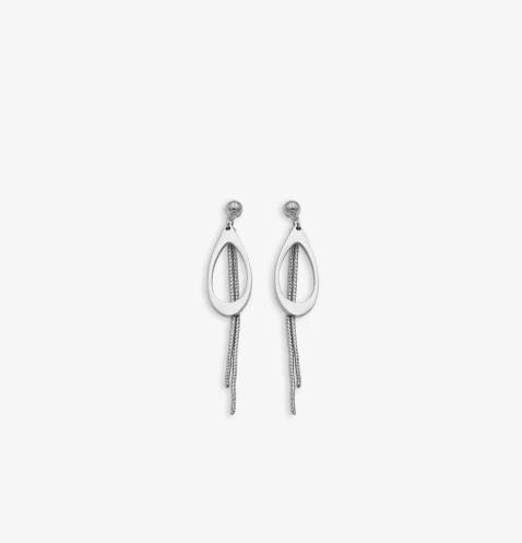 Boucles dâoreilles « Shiny Drop » en acier inoxydable CHOGAN