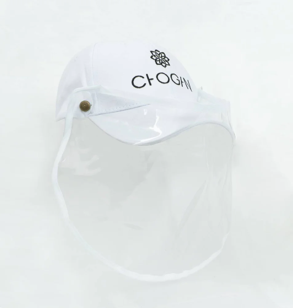 CASQUETTE VISIÈRE DE PROTECTION (BLANC ) CHOGAN