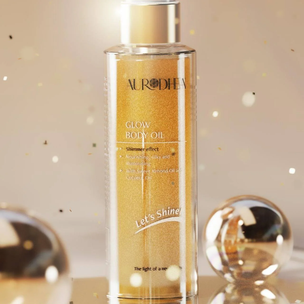 GLOW BODY OIL - HUILE NOURRISSANTE, SOYEUSE , ILLUMINATRICE ET PAILLETÉE - 100 ML CHOGAN - Image 3